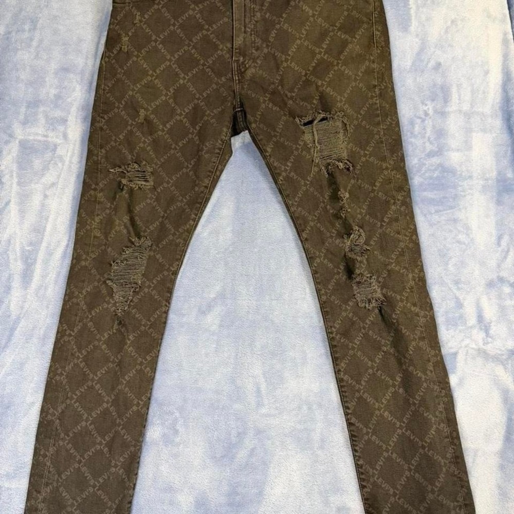 LEVI'S‎ Premium 512 Slim Taper Levi's Diamond Print Jean Stretch 36X34